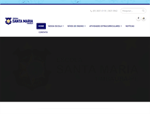 Tablet Screenshot of escolasantamaria.com.br